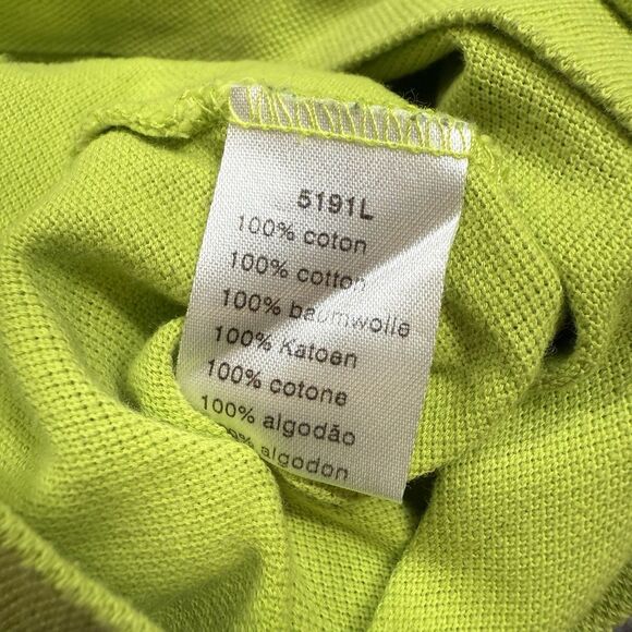 Lacoste Polo Short Men’s XXL Green Cotton Short Sleeve Logo Golf Casual 5191L - Picture 7 of 7